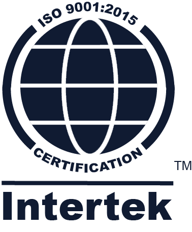 ISO 9001:2015 certified by Intertek