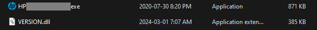 The resulting build output files.