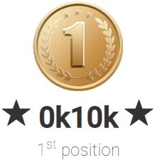 NorthSec Hall of Fame badge: 1st position, team 0k10k