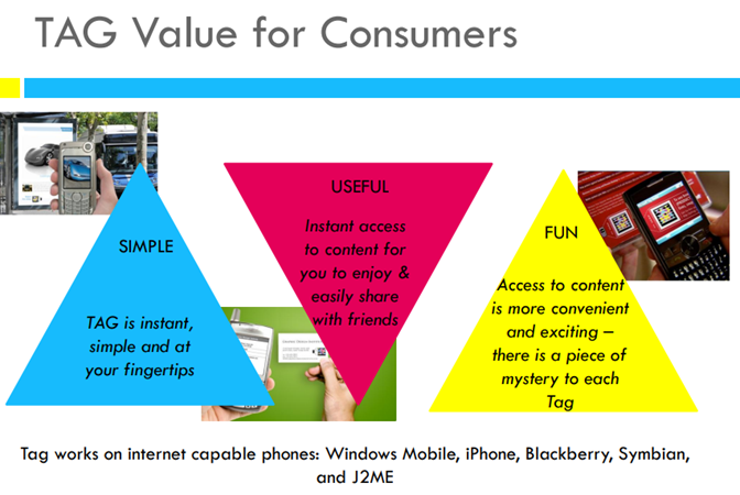 A slide from Microsoft’s Tag material describing the format as FUN.