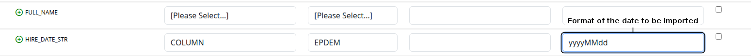 Date Format when Mapping the Data