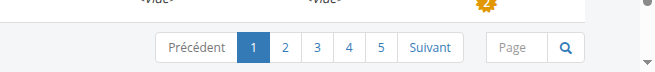 Pagination sur une liste d'identités