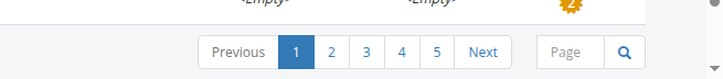Pagination on the Identities list