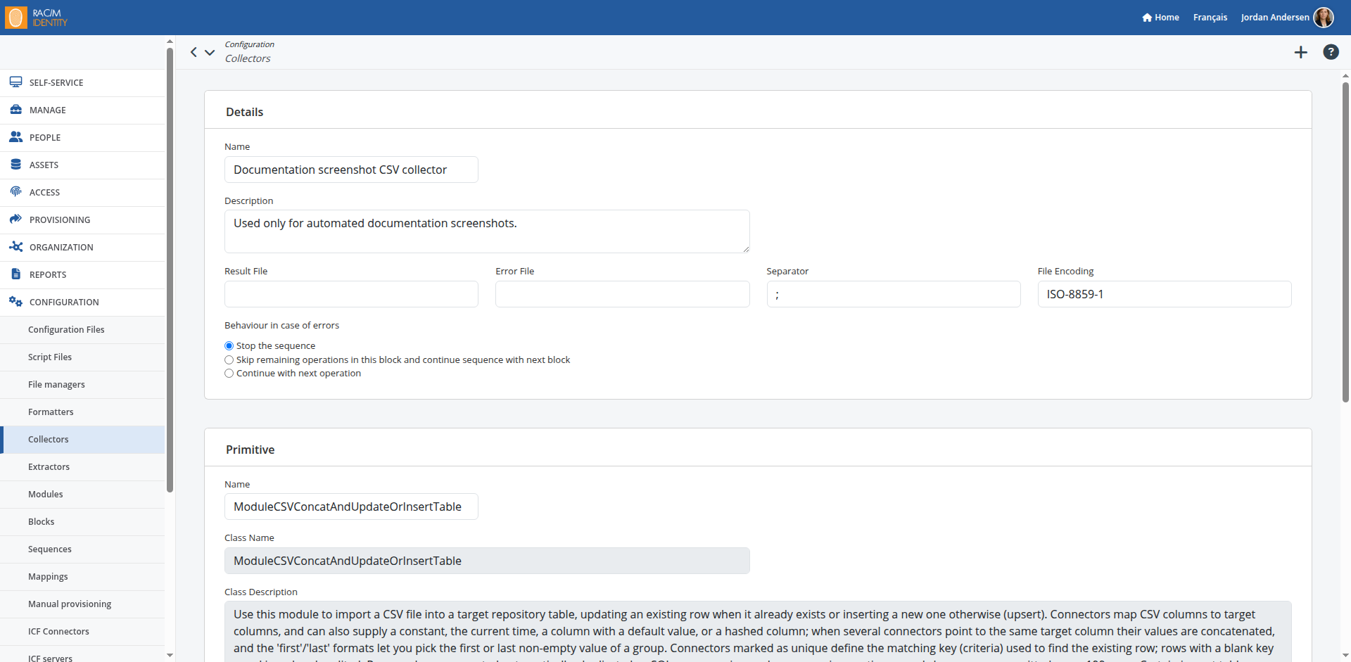 Importing a CSV File