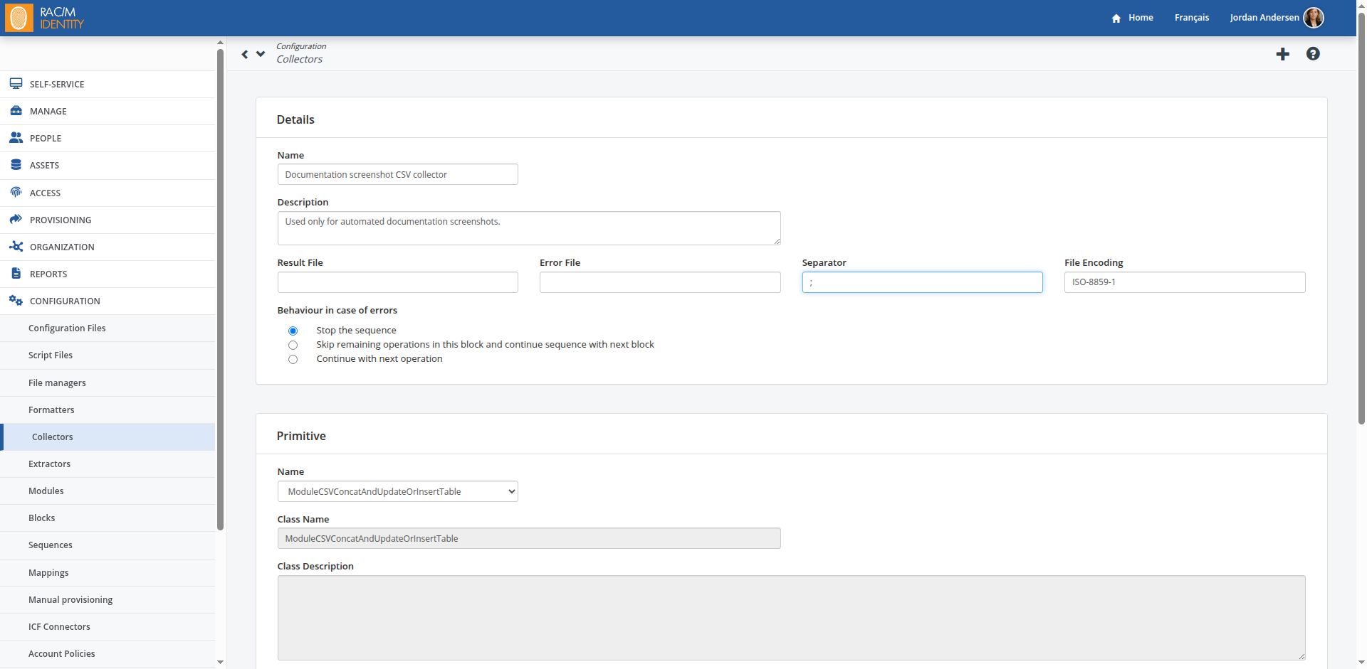 Importing a CSV File