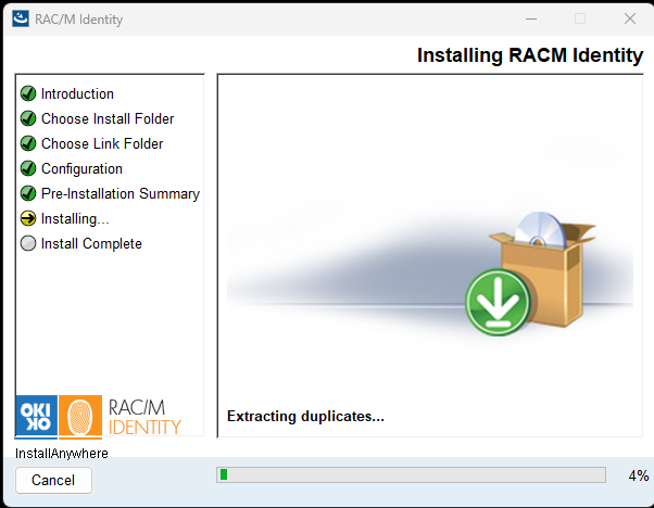 Installation en cours
