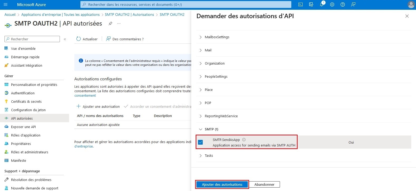 azure-auth-app-selection