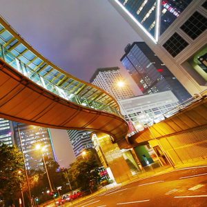 Background image city at night