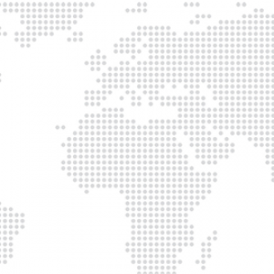 Dotted worldwide map